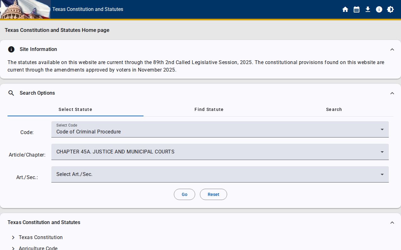 Jack County bench warrant context, Texas Chapter 45A capias pro fine rules
